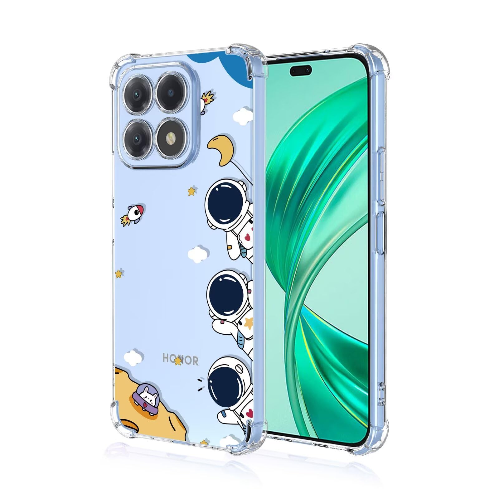 COVER TRASPARENTE PER HONOR X6B CUSTODIA MORBIDA SILICONE TPU