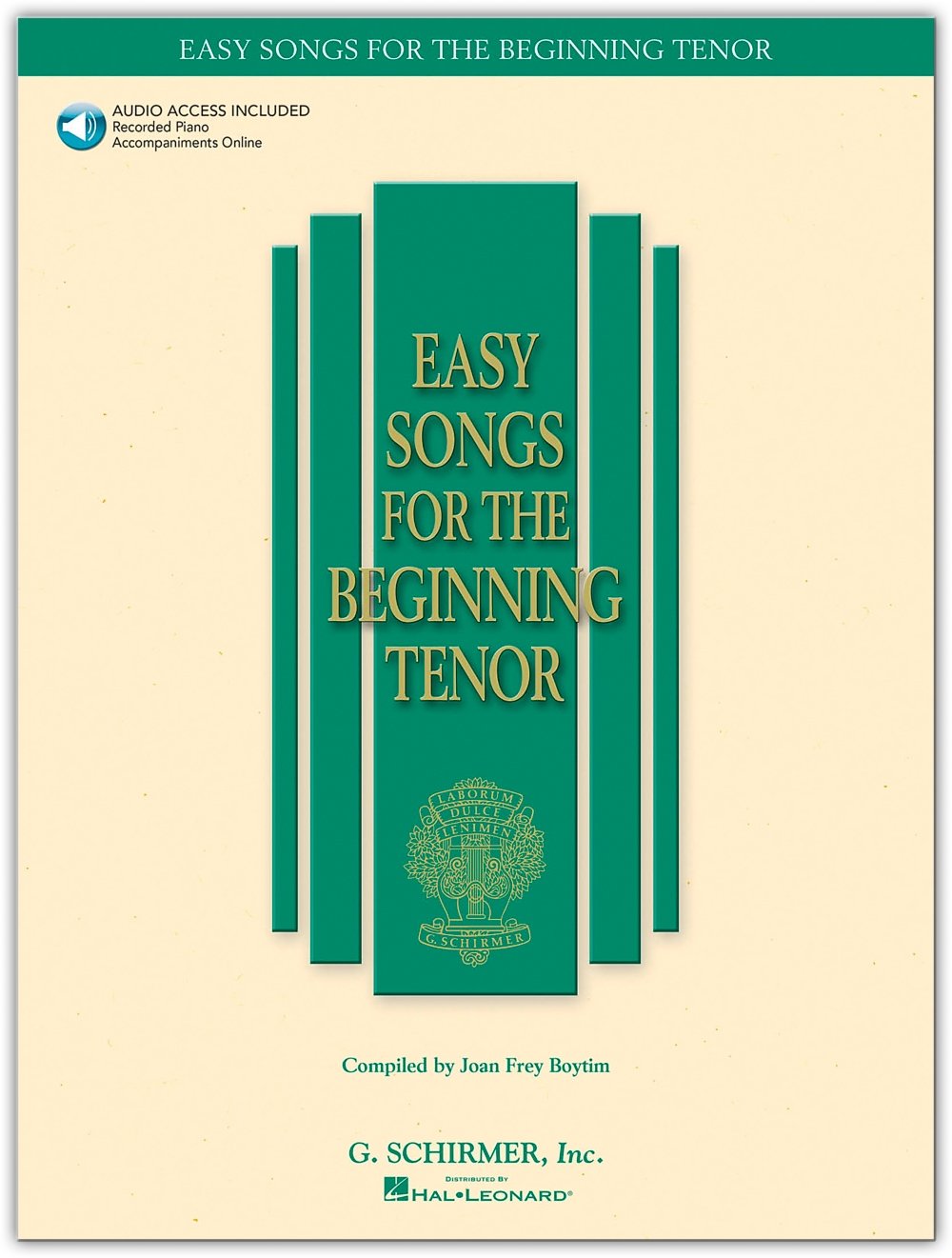 Easy Songs for Beginning Singers - Tenor Book/Online Audio