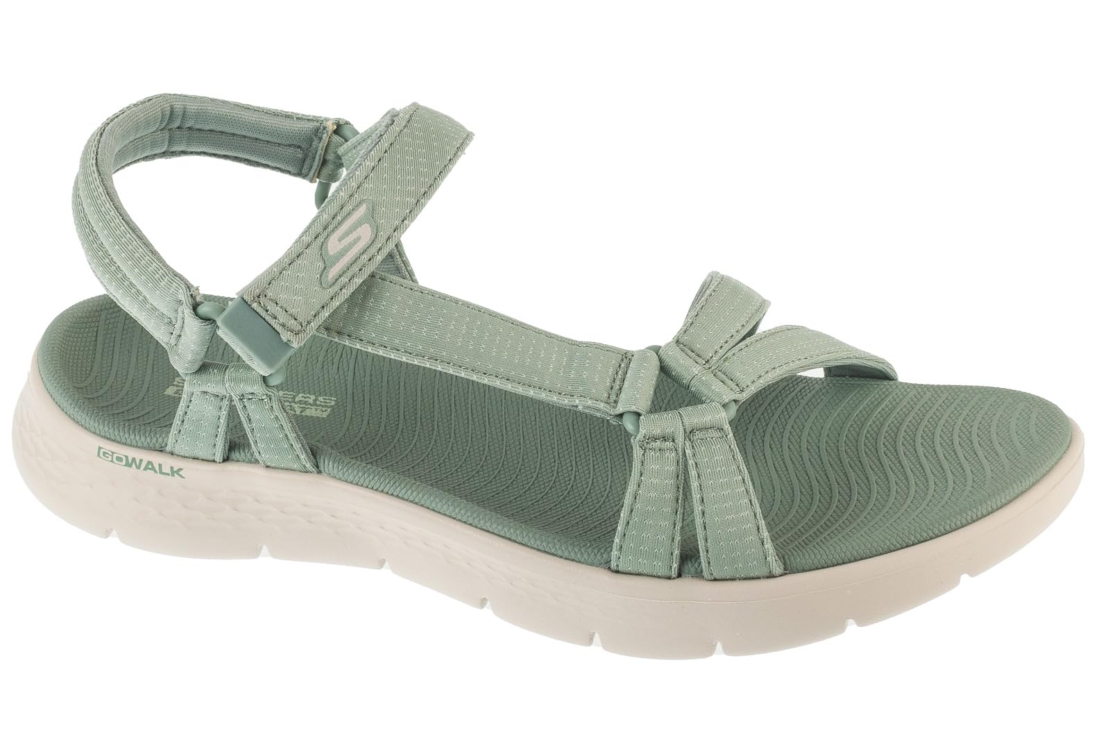 Skechers Go Walk Flex Sandalia Sublime, Sandalia Mujer, Sage Textile, 36 EU