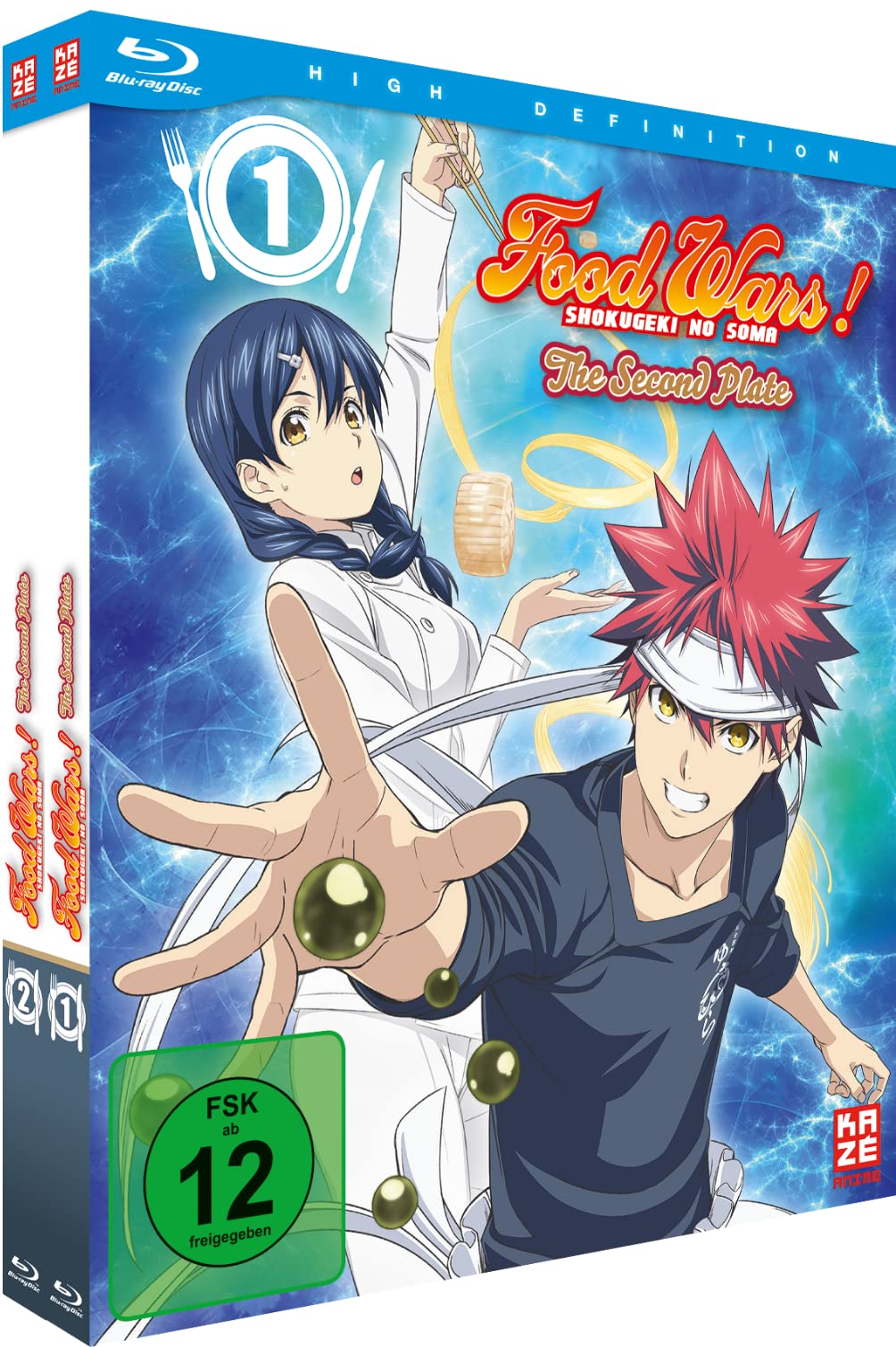 Crunchyroll Blu-ray Food Wars! The Second Plate Gesamtausgabe - Bundle - Vol.1-2