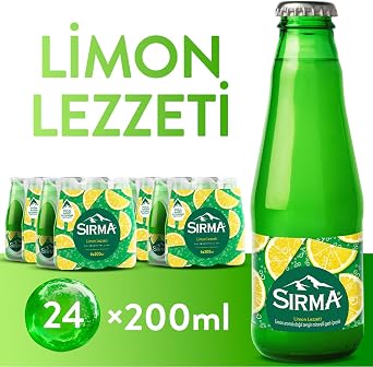 Sırma C Vitaminli Limon Aromalı Doğal Maden Suyu (24 x 200 ML)