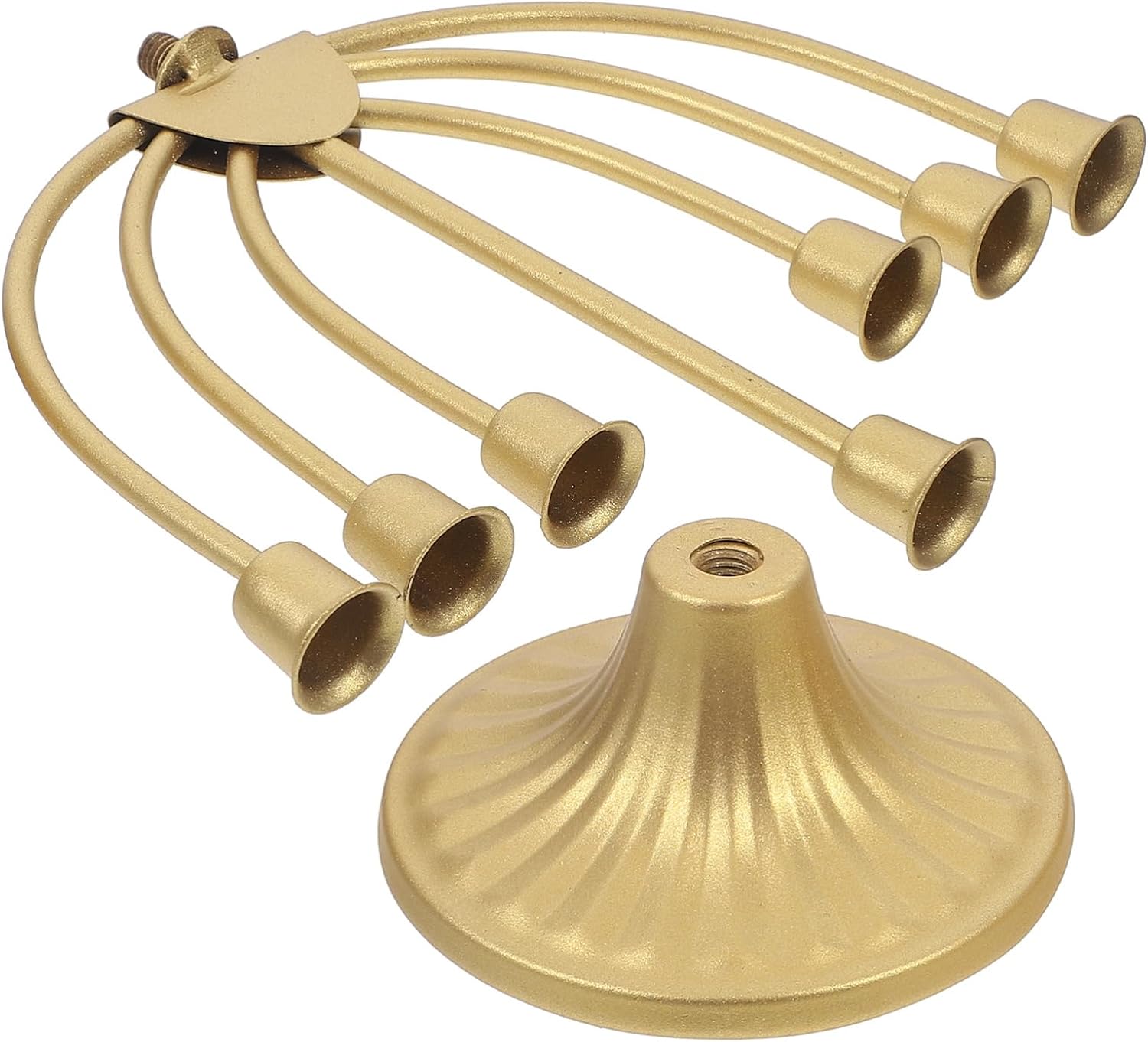 Menorah Candle Holder Vintage Branch Candelabrum for Jewish Parties Tabletop Decor for Hanukkah Celebrations Unique Special Occasions Adds to Any Setting