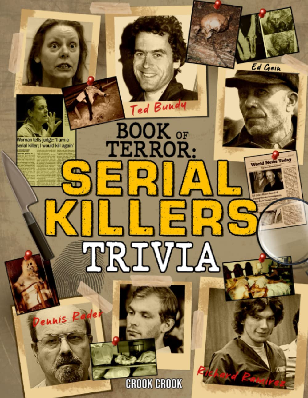 Book of Terror - Serial Killer Trivia: A Collection of Mind-blowing Facts and Quiz about the Most Famous Serial Killers in the World for Adults and Seniors Paperback – 27 May 2022