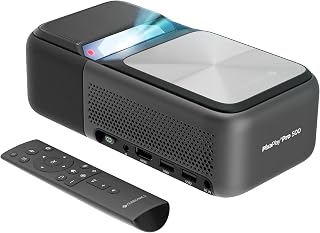 ZEBRONICS PIXAPLAY PRO 500, Ultra Short Throw, Smart Projector, 12500 Lumens, 90 Inch Screen Size, Electronic Focus, Andro... Price In India