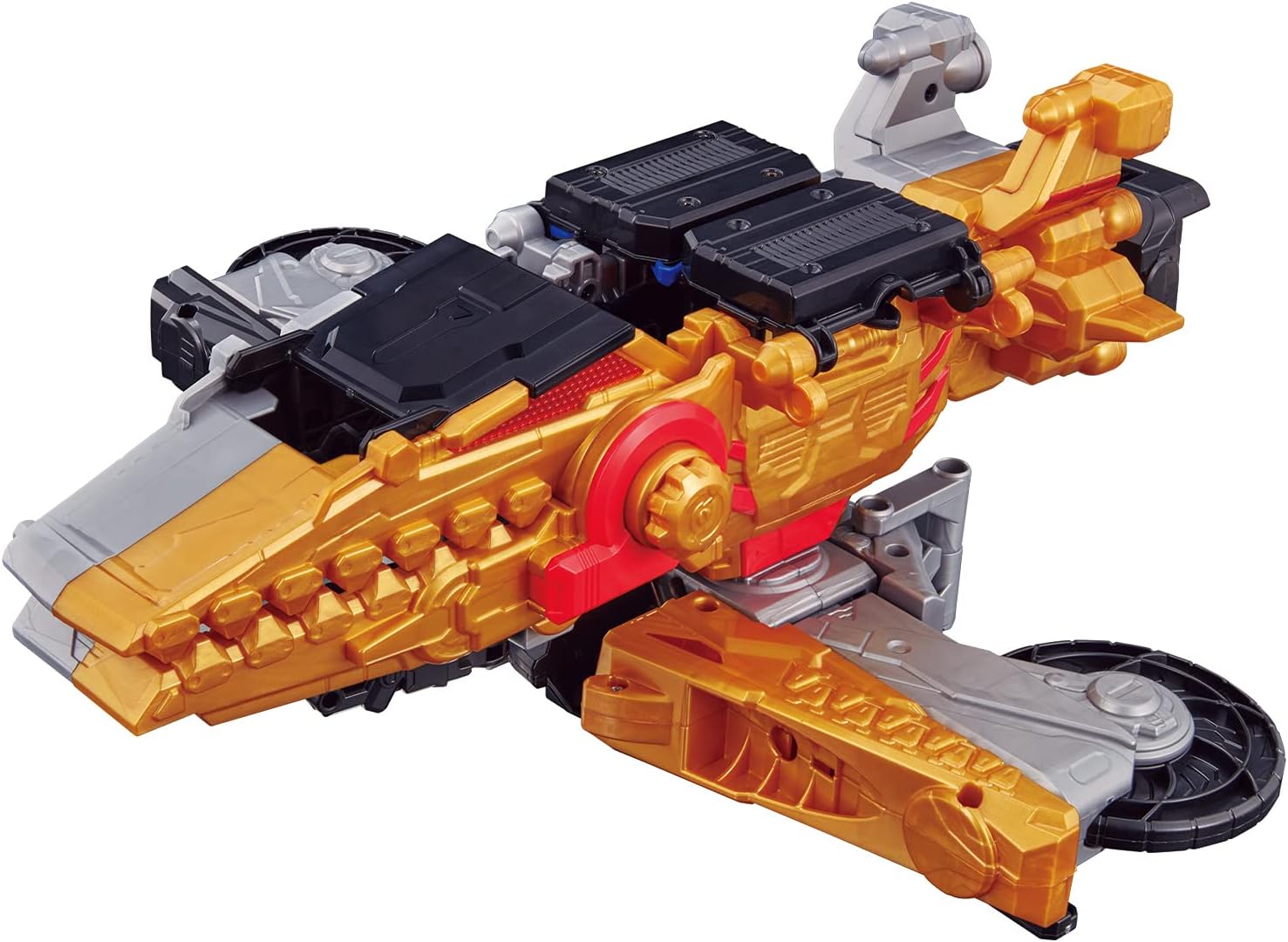 Crocodio in its battleship vehicle mode.