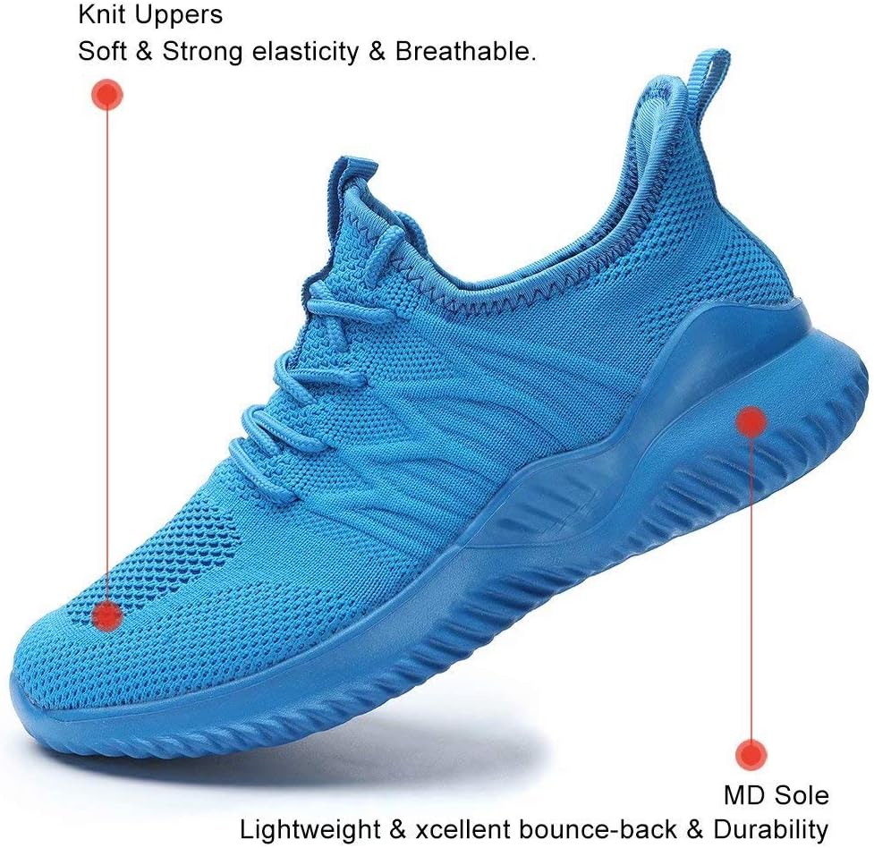 KEEZMZ Womens Ladies Walking Running Shoes Slip On Lightweight Casual Tennis Sneakers Clothes Shoes - Image 6