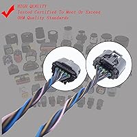 Vista 8 de Sensor de flujo de aire masivo Medidor MAF arnés conector enchufe 22204-31020 para Toyota Venza Highlander Matrix Avalon RAV4 Camry Corolla Sienna