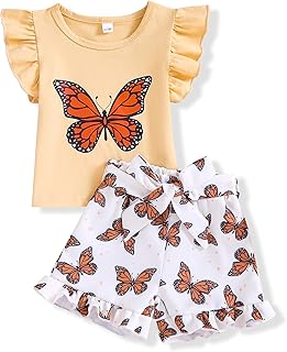 Girl Clothes Toddler Girl Summer Outfit Heart Tank Top+Pink Shorts 2 Piece Clothing for Girl 1 2 3 4 5 6 7 T - Buy now