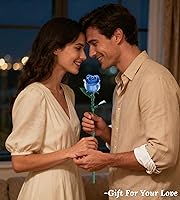 Vista 9 de Blue Roses Flower Bouquet Building Set, Compatible with Lego Flowers, Artificial Flowers Botanical Collection Gift for Halloween Gothic Retro Home