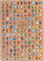 Vista 22 de Enjoy The Wood Mapa del mundo de madera 3D, arte para pared, decoración de pared de madera grande, idea de regalo de inauguración de la casa, idea