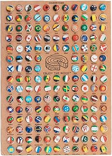 Wooden World Map For Wall With Picks collage image 1