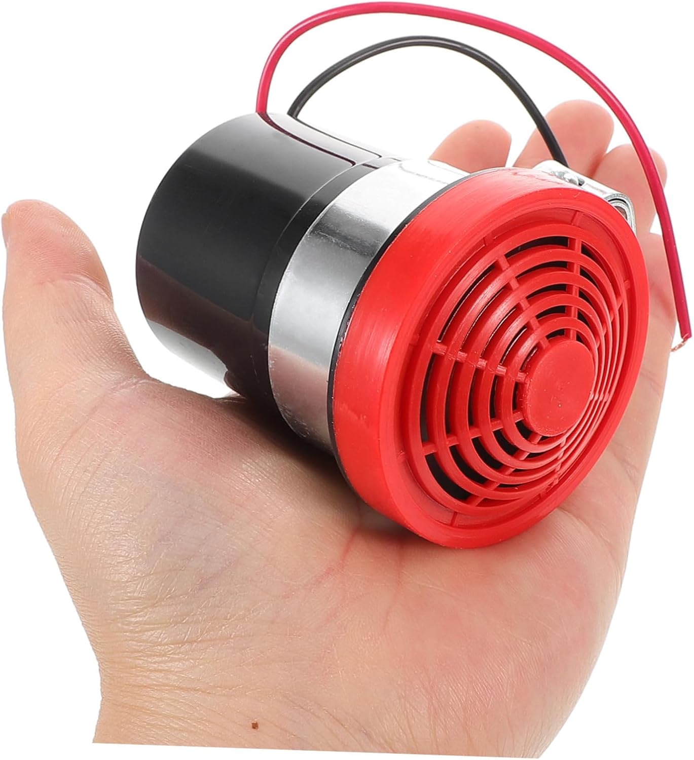 2pcs Motorcycle Reverse Alarm Universal Horn 12v Black Alloy