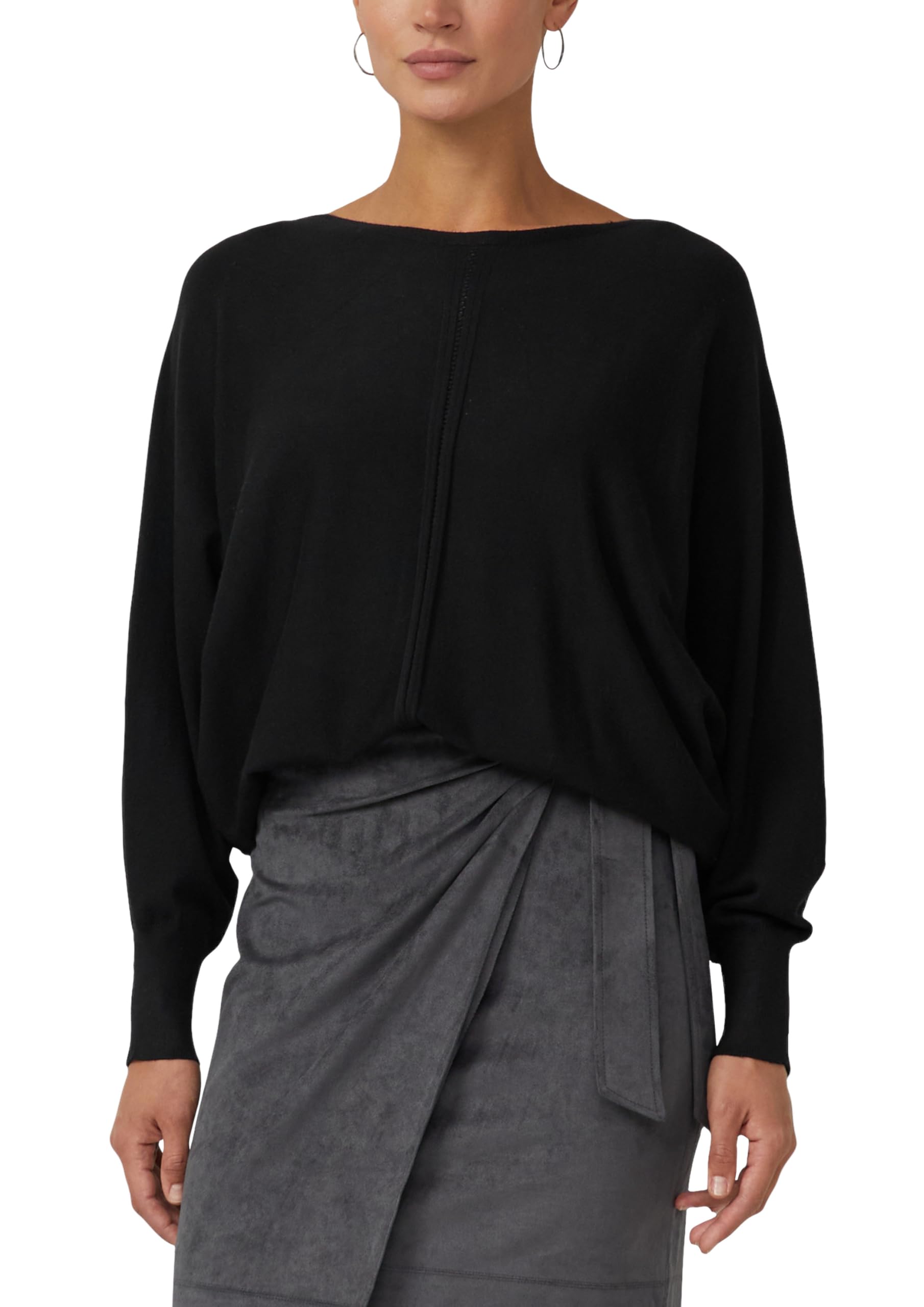 s.Oliver Feinstrick-Pullover im Relaxed Fit mit Ajour-Details