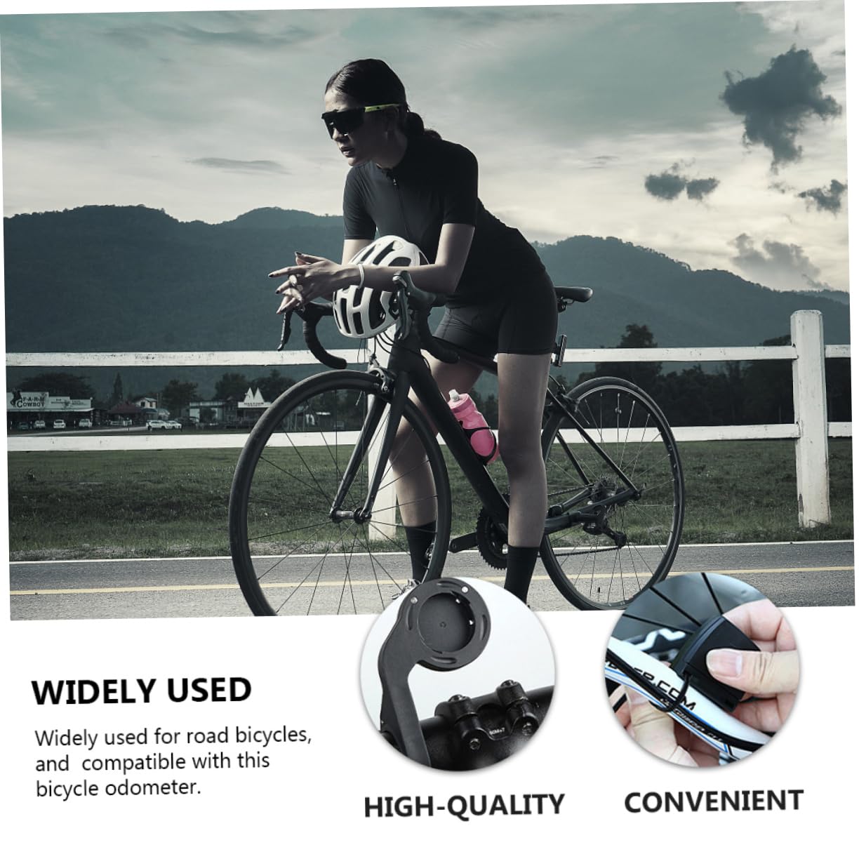 Toddmomy Odómetro Inalámbrico para Bicicleta Velocímetro Ciclismo De Alta Impermeabilidad Compacto y para Ciclistas
