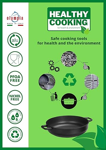 Miniatura 5 de Olympia Woody - Juego de utensilios de cocina de aluminio fundido antiadherente sin PFOA fabricado en Italia