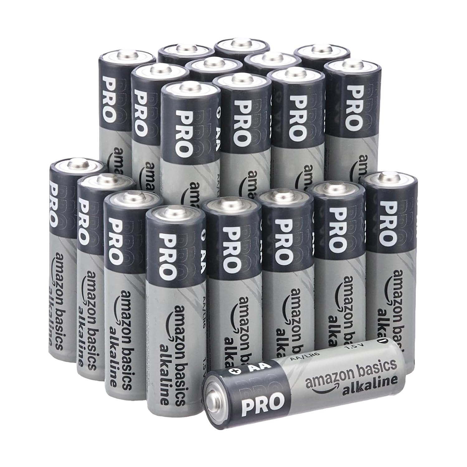 Amazon Basics Pro Series AA Alkaline Battery | Pack of 20 | for High Drain Devices | Toys, Digital Camera, Electric Toothbrush-image-12