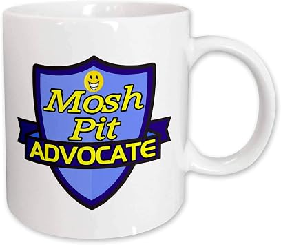 3dRose Mosh Pit Advocate Support Design 11oz Mug
