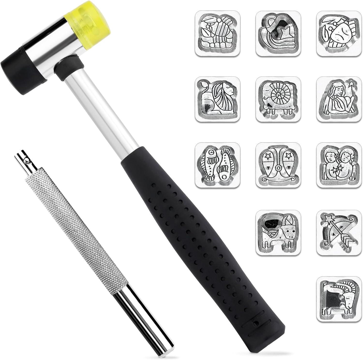 Leather Stamping Tools, Leather Stamping Kit with 12
