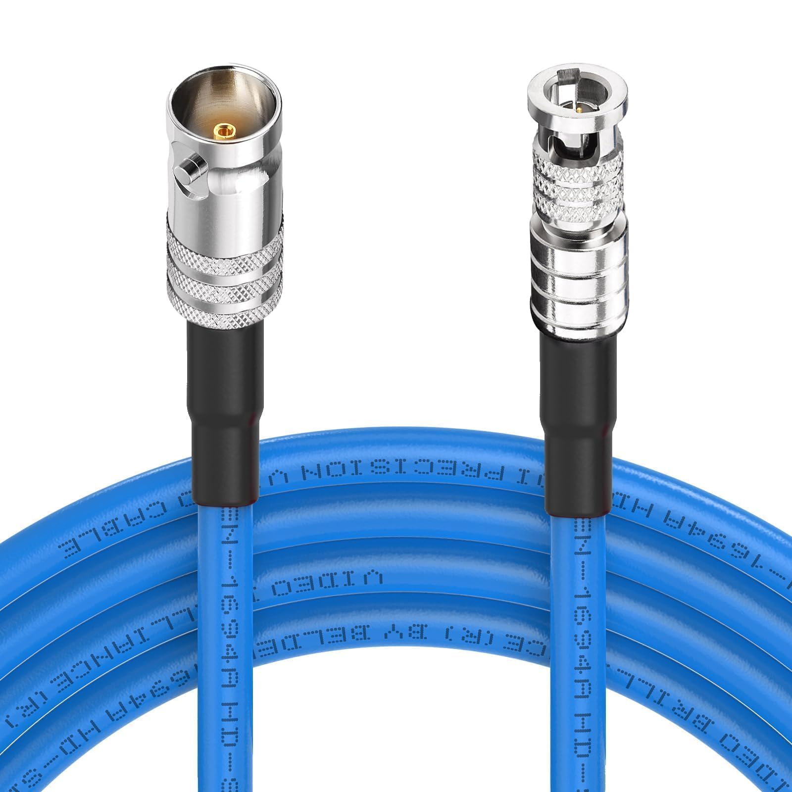 Superbat Cable Micro SDI 3G/6G/12G 1m Mini BNC a BNC Hembra Belden 1694A 75 Ohm para Blackmagic Video Assist, Cámara Micro de Estudio, Tarjeta de Captura DeckLink Quad, Cámara Mini Pro