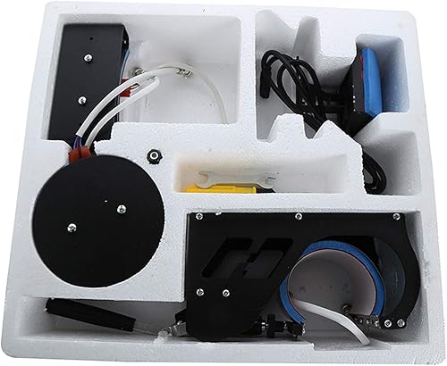 Miniatura 7 de 6 en 1 Combo máquina de prensa de calor para camiseta sombrero taza placa, multifuncional Swing Away 360 grados rotación digital sublimación