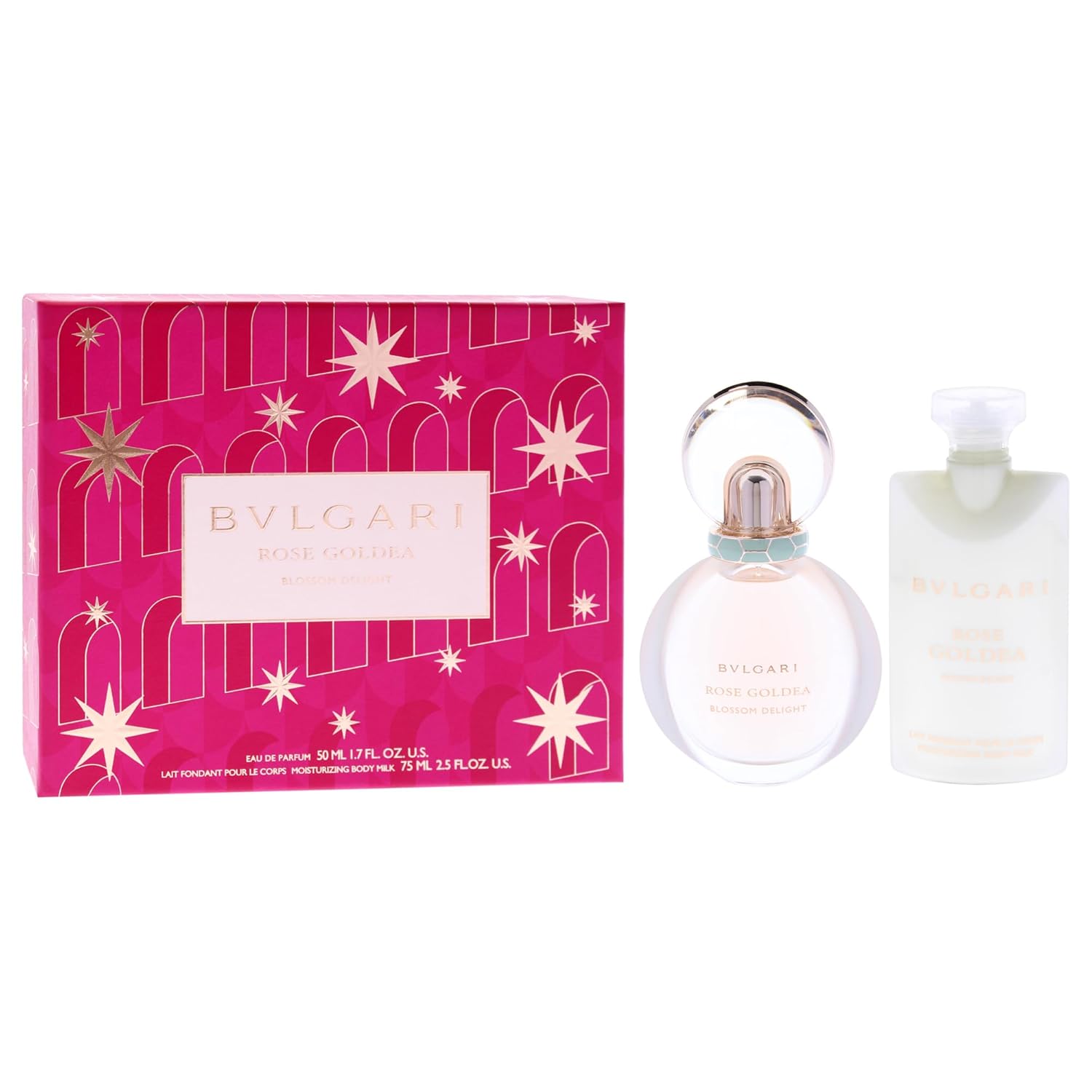 Bvlgari Rose Goldea Blossom Delight by Bvlgari for Women - 2 Pc Gift Set 1.7oz EDP Spray, 2.5oz Moisturizing Body Milk - Image 3