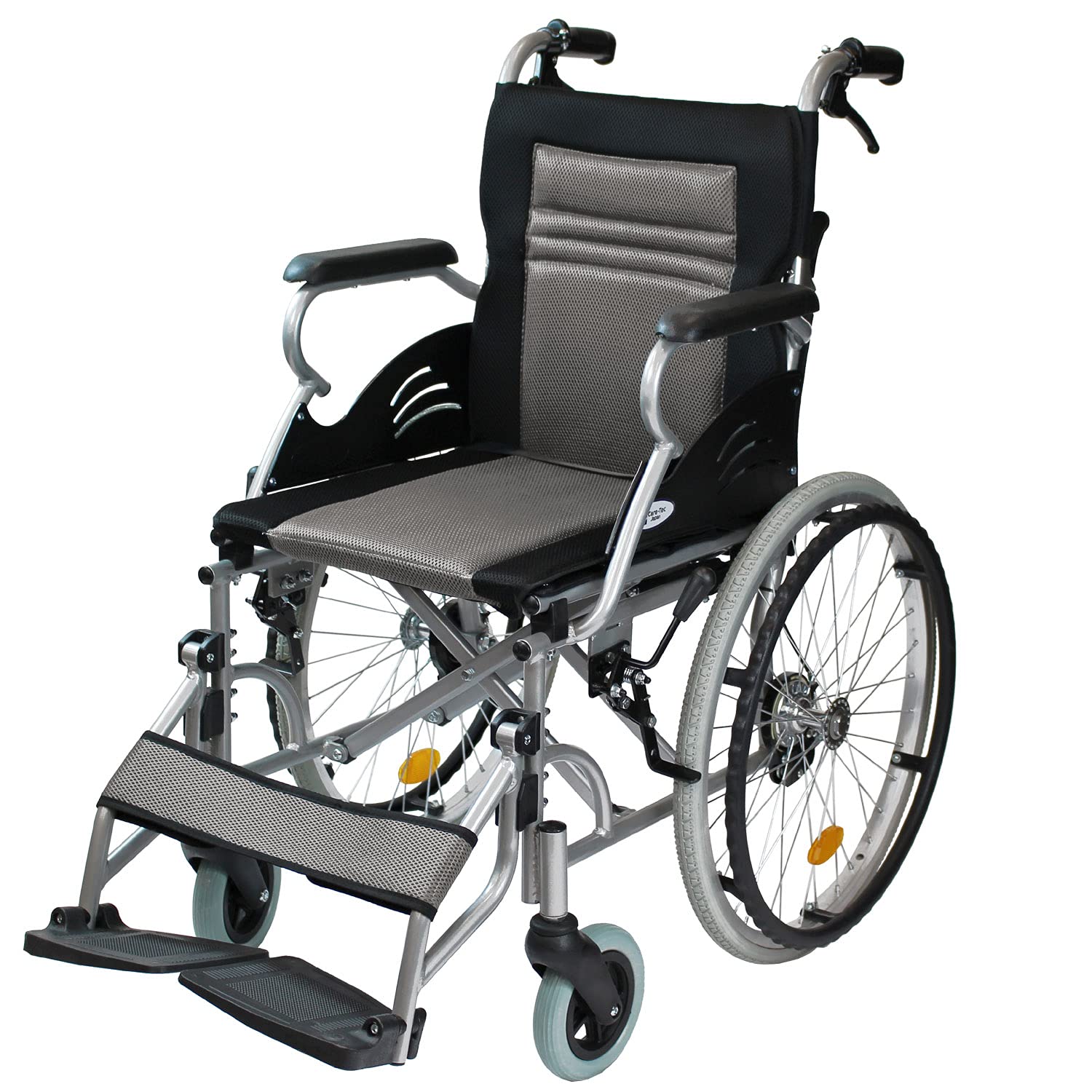 ケアテックジャパン　車椅子　CA-12SU Amazon | ケアテックジャパン 軽量 自走式アルミ製車椅子 CA-12SU