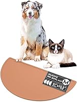 Vista 19 de Should We Go? Tapete de silicona impermeable para comida de mascotas, antideslizante, a prueba de derrames, tapetes de alimentación para pisos