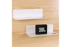 Upgraded Peel and Stick Acrylic Wall Shelf Spice