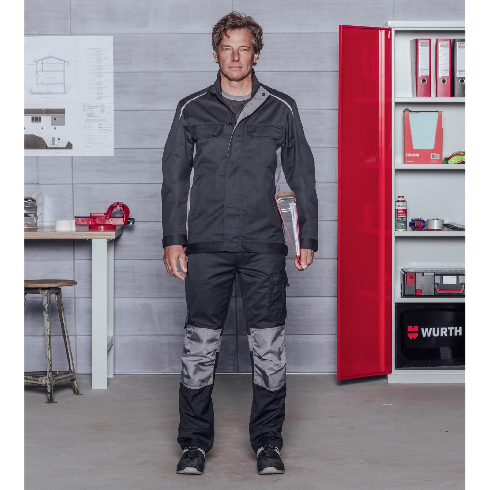 WüRTH MODYF Veste de travail Cetus anthracite/grise