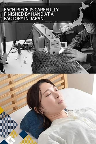 Miniatura 2 de BJDesign NeckBone Almohada quiropráctica, fabricada en Japón, alivio del dolor cervical de cuello con ajuste de comodidad (uso en cama en casa,