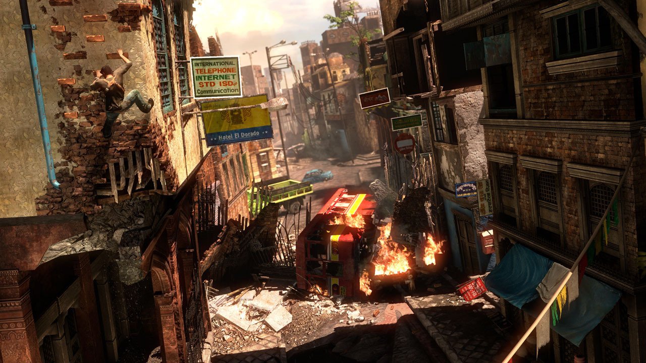 Console PS3 500 Go bleue + Motor Storm : Pacific Rift - essentials + Uncharted 2 : among thieves - platinum + God of War 3 - essentials
