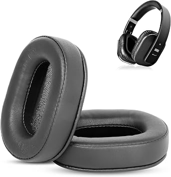 Comfortable Earpads Cushion Replacement Compatible with August EP650 EP 650 Headphone Ear Pads Cover with Softer Leather Foam