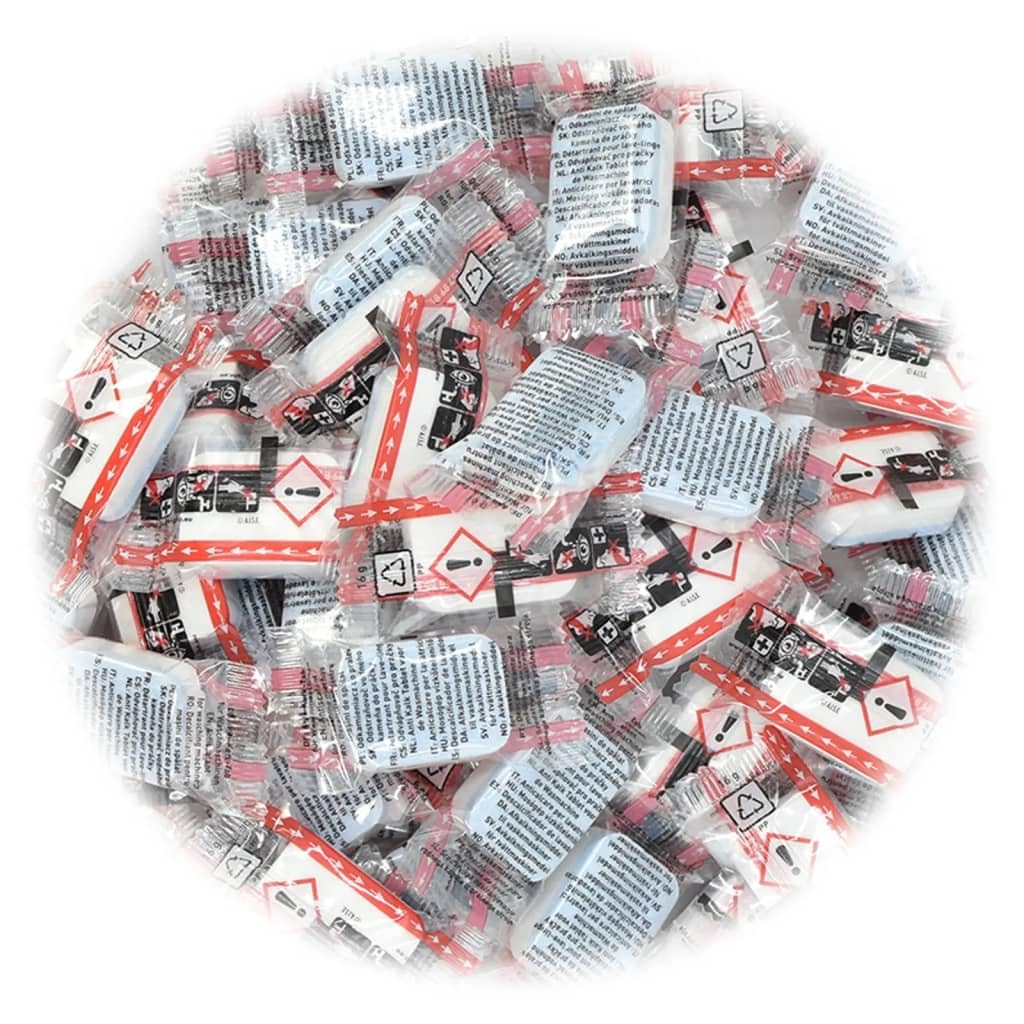 vidaXL 400x Pastillas de Detergente de Lavadora contra Cal Suciedad Encargado de Limpieza Malos Olores Quitamancha Ropa Antiscalant Protección