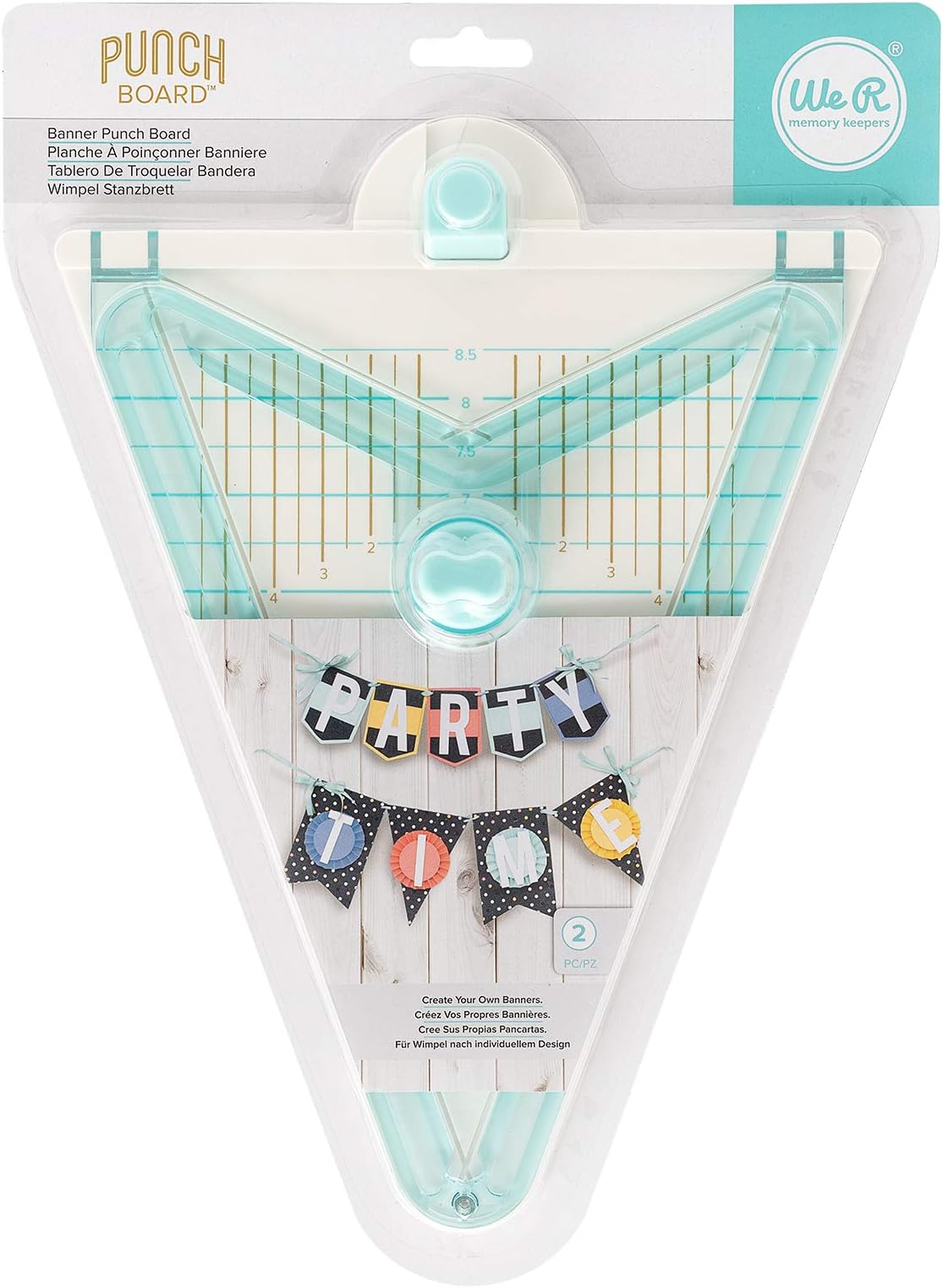 We R Memory Keepers Banner Punch Board, Create DIY Custom