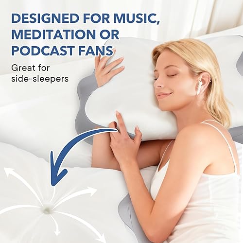 Miniatura 6 de Almohada cervical para cuello y hombro, almohada de espuma viscoelástica de contorno, almohada ergonómica de apoyo para el cuello para personas que