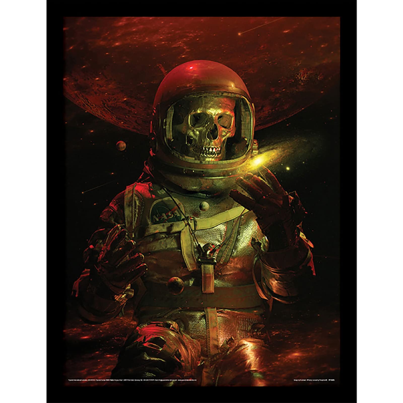 Pyramid International Nicebleed Print Framed Collector Edition (Dead Explorer), 30cm x 40cm – Official Merchandise