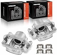 A-Premium Front Disc Brake Caliper Assembly with Bracket for Nissan 720 1983-1986, D21 1986-1994, Pickup 1995-1997 - Driver & Passenger Side