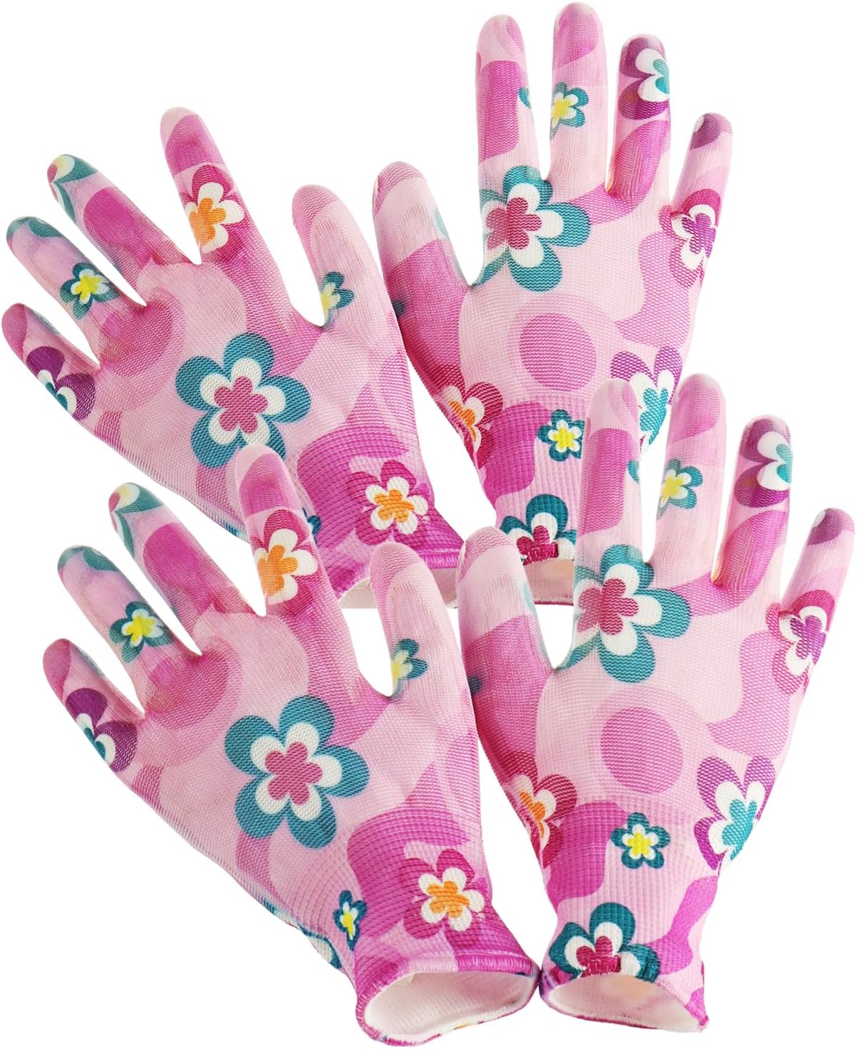 com-four® Garden gloves, work gloves, protective gloves in different sizes and colours
