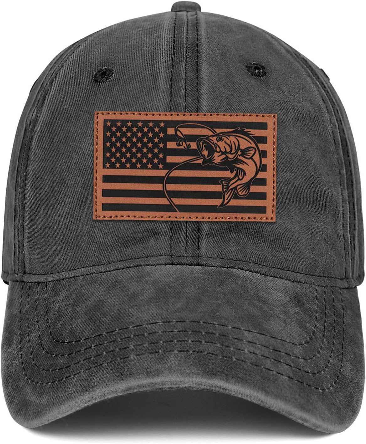 Fishing Hat American Flag Baseball Cap for Men