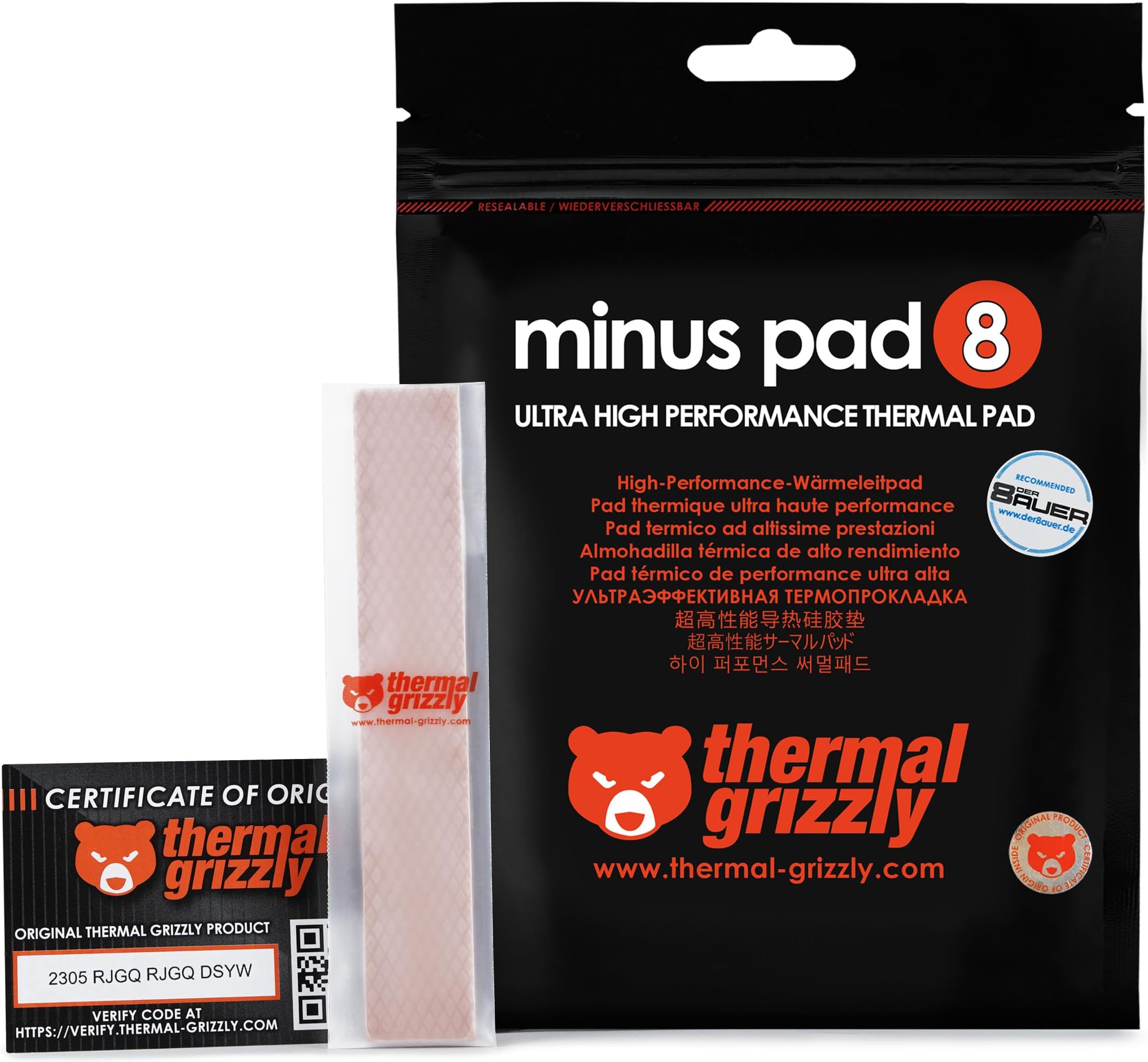 Minus Pad 8-20x 120x 15 mm