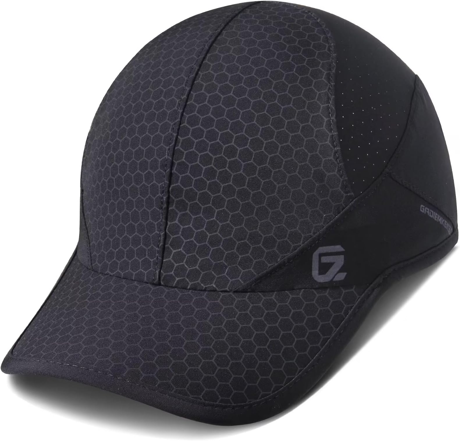 Stretch Sport Hat with Soft Brim Lightweight Quick Dry Unstructured Breathable Running Cap for Outdoor Activities
