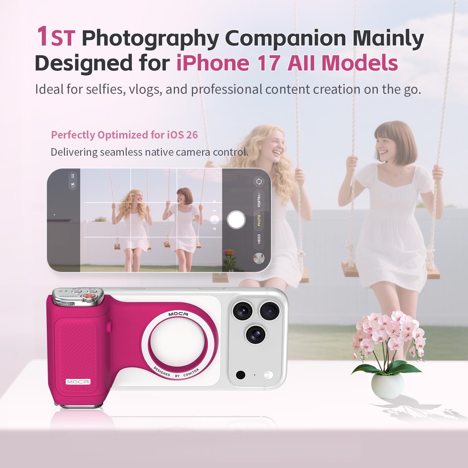 【單手穩拍神器】COMITOK 磁吸相機握把 $15.24