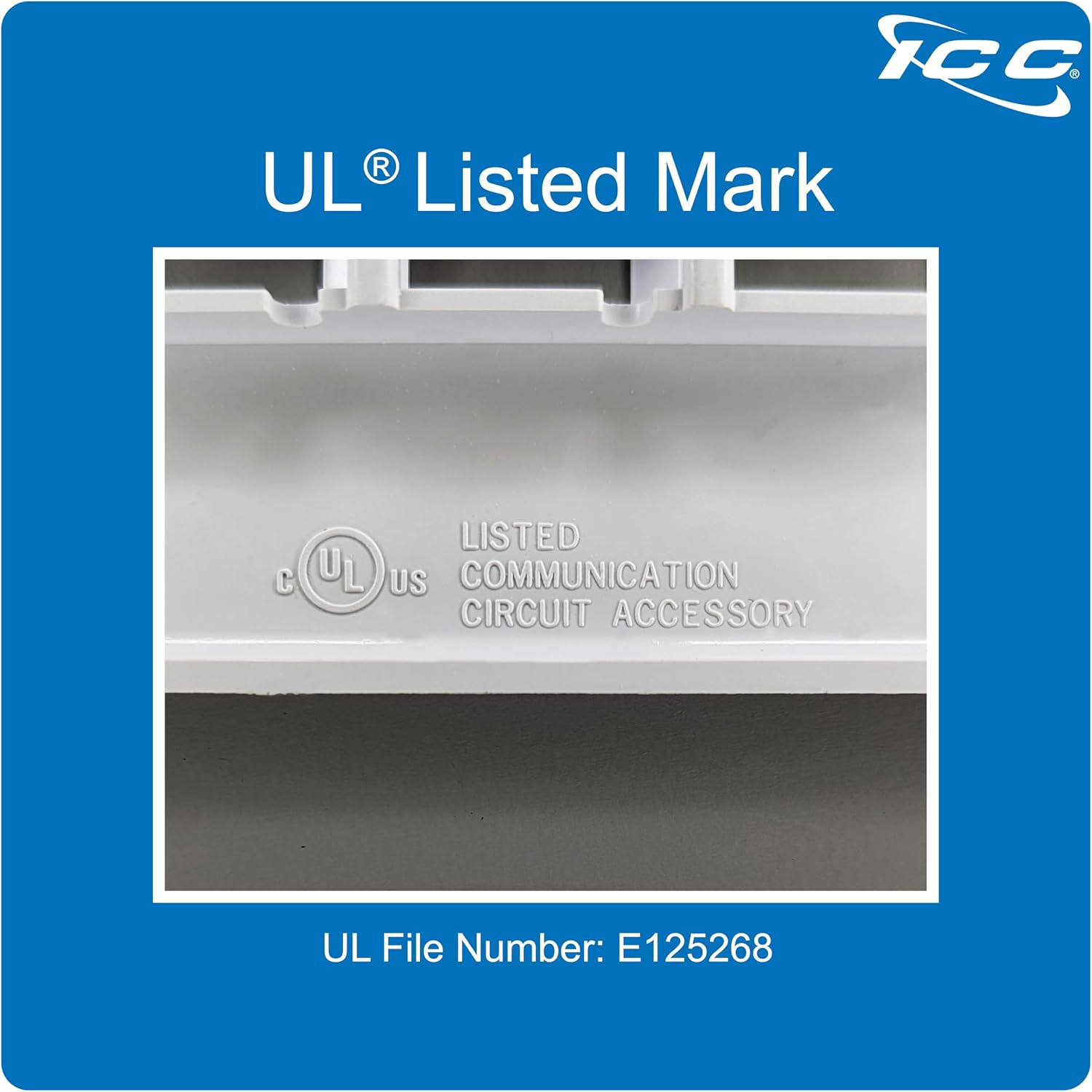 ICC 3-Port Keystone Wall Plate (25 Pack), UL Listed, Durable ABS Plastic, Single Gang Wall Plate for RJ45 Modular Jack and Inserts, White