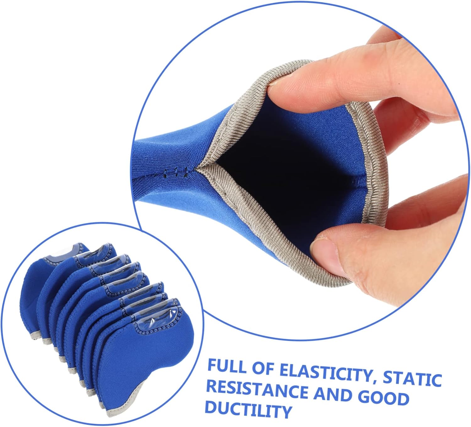 HANABASS 30pcs Golf Club Head Covers Putter Cover Id Neoprene Golfing Equipment