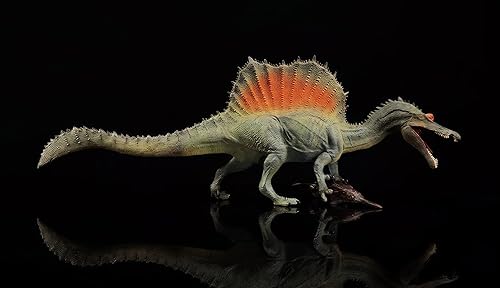 Miniatura 7 de Gemini&Genius Dinosaur Toys - Figuras de juguete de Spinosaurus, 20 pulgadas de longitud, figura de acción de dinosaurio de gran tamaño con