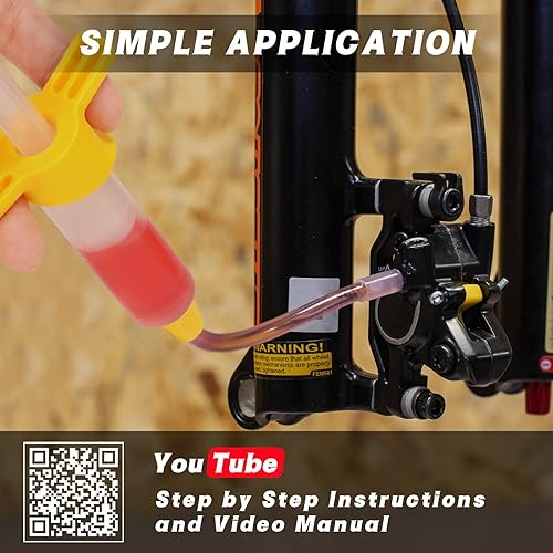 Miniatura 3 de Aceite mineral para frenos de bicicleta de alto rendimiento, 4.1 fl oz4 onzas, ideal para sistemas de frenos hidráulicos Shimano y Tektro, líquido