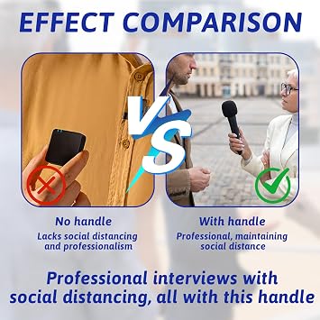 Universal mic Handheld Adapter for Rode Wireless GO II