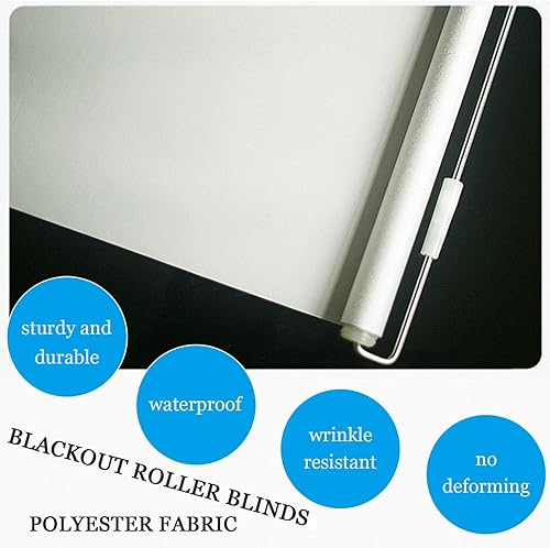 Vista 136 de Blackout Roll Up Shades with Suction Cups, Sunshade Blinds No Drilling, Window Roller Blinds, Thermal Roller Shades for