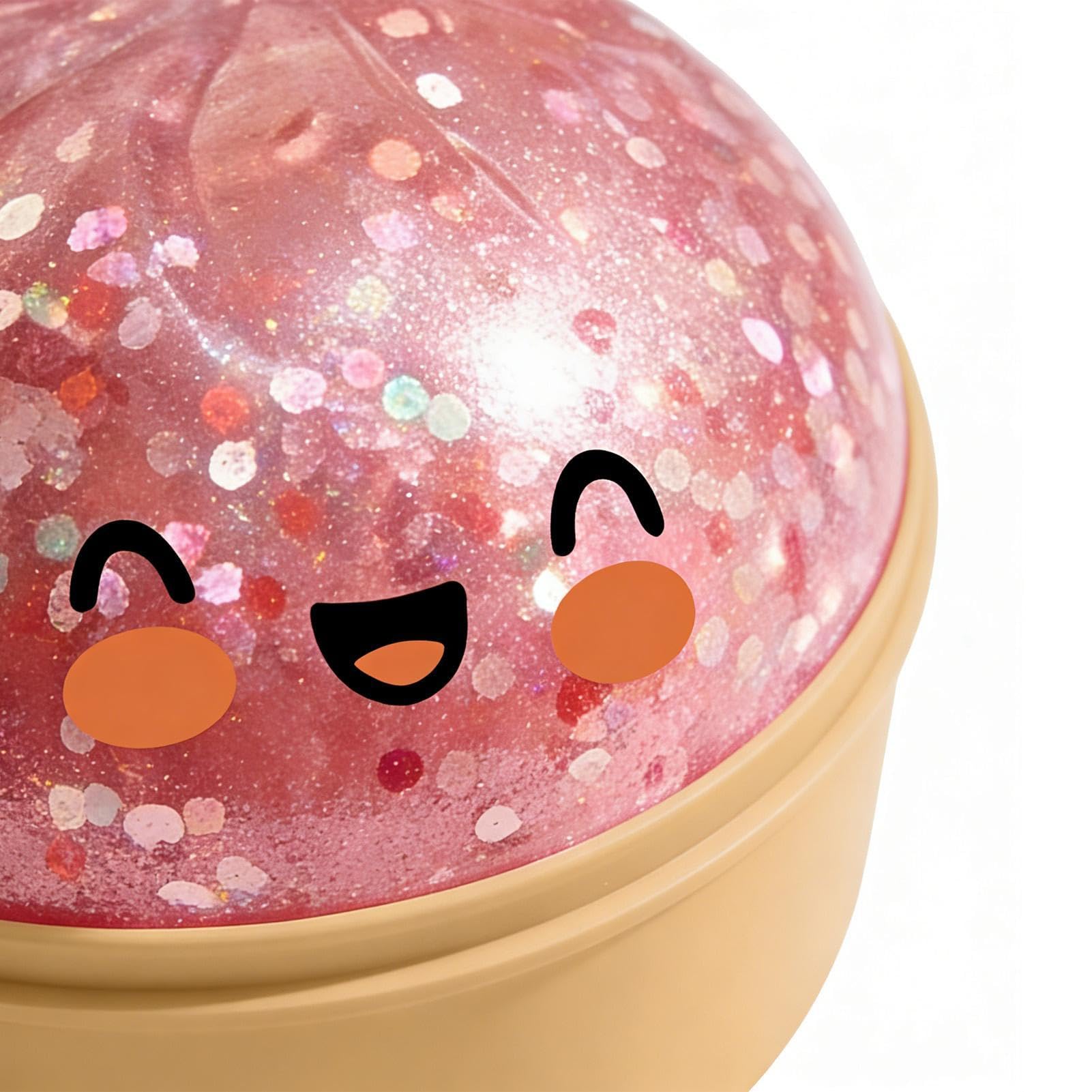 Glitter Dumplings Squishys, Myster-y Dumpling Squishys Sorpresas con Brillo, Dumplings Antiestrés Juguetes con Cajas Vaporera, Juguete Bolas Anti Estrés Bollo Bao, Anti Estrés Bollo Bao para Adultos — view 7