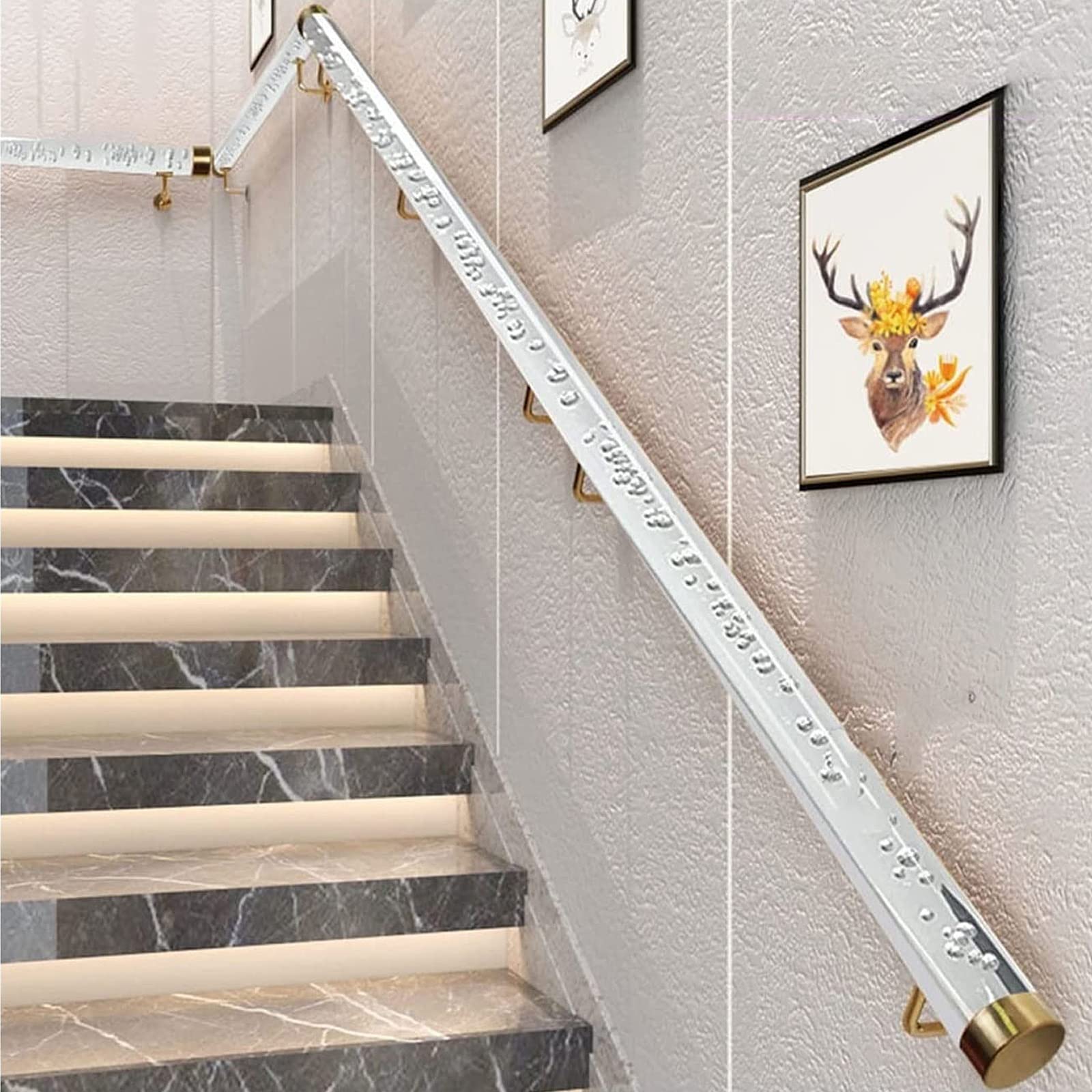 Rambarde d'escalier cristal pour sublimer votre loft et couloir